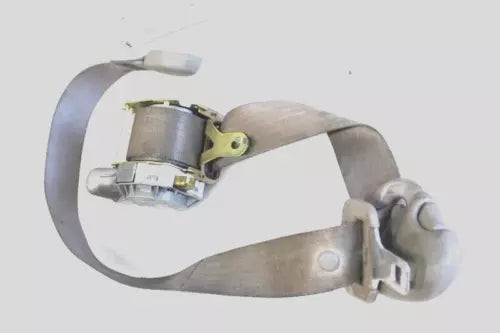 2005-2007 Toyota Sequoia Front Right Passenger Seat Belt Retractor Tan OEM used OEM seat belt assembly