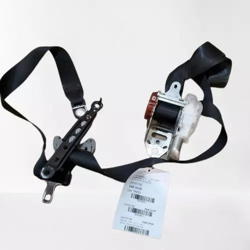 2012 2013 2014 Toyota Camry Front Left Driver Seat Belt Retractor Black Oem used OEM seat belt assembly