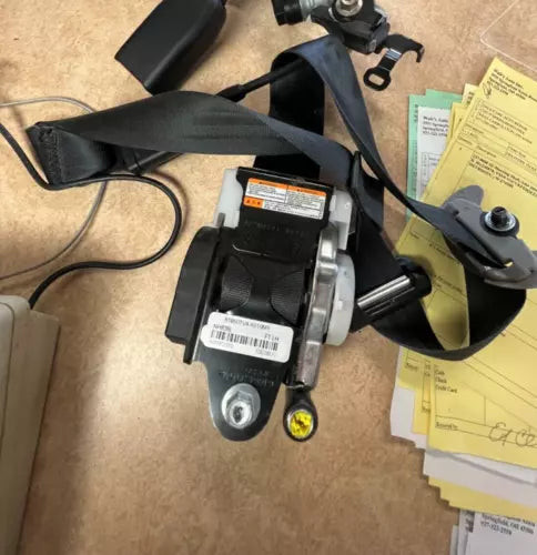 2013-2017 Honda Accord Oem Sedan Front Driver Seat Belt Retractor Assembly Black used OEM seat belt assembly