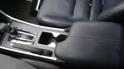 2013-2015 Honda Accord Front Floor Center Console Assembly Leather ArmRest Black used OEM center console