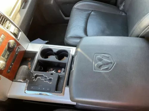 2011-2012 Dodge Ram 1500 Front Floor Center Console Assembly Black OEM used OEM center console