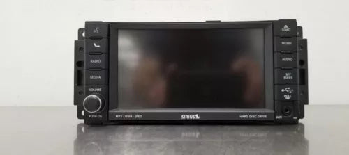 2010-2011 Dodge RAM 2500 Journey AM-FM-MP3 DVD Radio Receiver ID RBZ W/Satell used OEM radio receiver