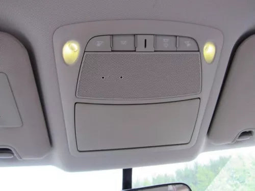 2017-2020 Nissan Rogue Pathfinder Front Overhead Roof Console w/o Sunroof Gray used OEM center console