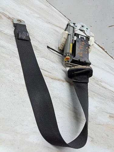2011-2013 Ford Fiesta Left Driver Seat Belt Assembly Retractor Black OEM used OEM seat belt assembly