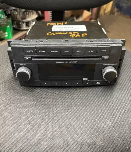12-19 Dodge Caravan AM-FM-MP3 CD Radio Receiver W/o satellite W/o NAV OEM used OEM radio receiver