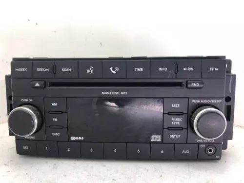 2008-2009 Chrysler 300 Radio Display & Receiver ID RES w/Uconnect OEM used OEM infotainment display