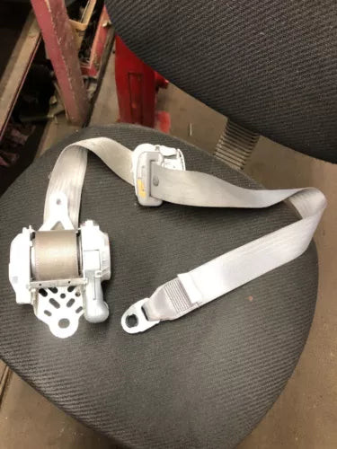 2004-2008 Toyota Corolla Front Lh Driver Seat Belt Retractor Assembly Gray OEM used OEM seat belt assembly