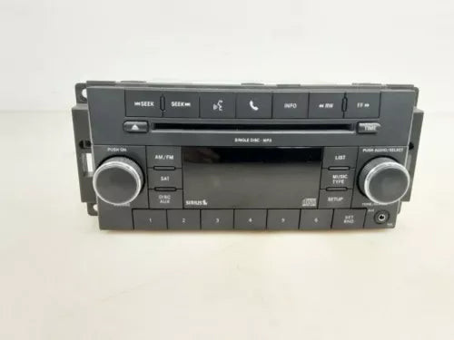 2009-2011 Jeep Wrangler AM FM MP3 Radio Display Receiver ID RES (For: Dodge RAM) used OEM infotainment display