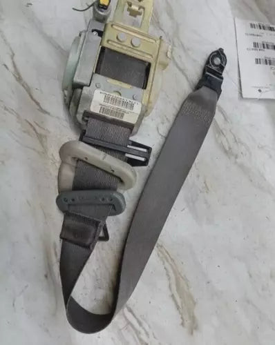 2004-2009 Dodge Durango Front Right Passenger Seat Belt Retractor Assembly Gray used OEM seat belt assembly