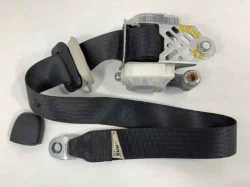 2009 - 2012 Subaru Outback Legacy Front RH Passenger Seat Belt Retractor Blk OEM used OEM seat belt assembly