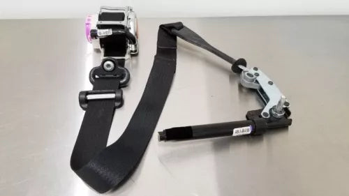 2015-2017 Ford Mustang Front Passenger Seat Belt Retractor Coupe Black OEM used OEM seat belt assembly