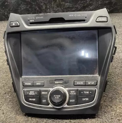 2013-2016 Hyundai Santa Fe Radio Receiver W/Navigation Equipment US Market OEM used OEM radio receiver