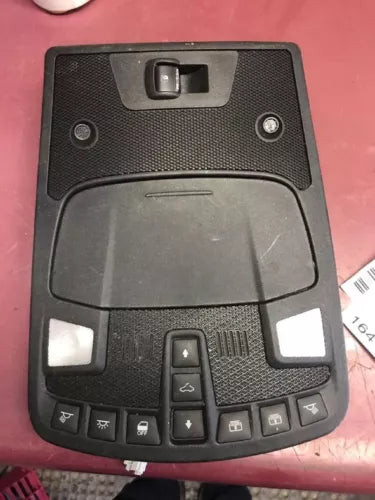 2015-2020 Ford F150 Front Overhead Roof Console W/ Sunroof Control Black OEM used OEM center console