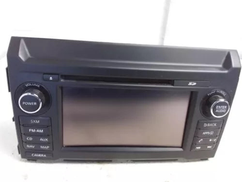 2016-2017 Nissan Titan XD Radio Display And Reciever AM-FM W/Navigation OEM used OEM infotainment display