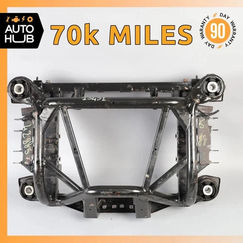 2008-2019 Maserati GranTurismo M145 Used OEM Rear Subframe Crossmember 0518E8 used OEM rear subframe and crossmember