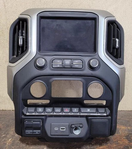 2019 Chevy Silverado 1500 Radio Reciever W/Display Screen Control Pannel OEM used OEM infotainment display