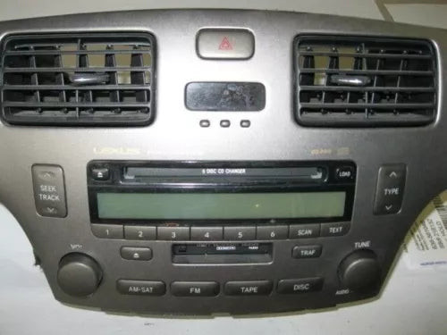 2002-2006 Lexus ES300,ES330 Radio CD Cassette Player AM FM OEM used OEM radio receiver