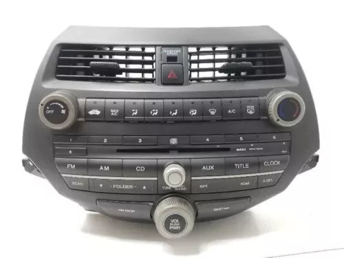 2008-2011 Honda Accord AM FM Radio Cd Player Audio Assembly With Single Disc OEM used OEM radio receiver