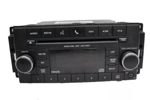2010-2019 JEEP DODGE CHRYSLER Radio OEM CD Player Sirius UConnect UNLOCKED used OEM radio receiver