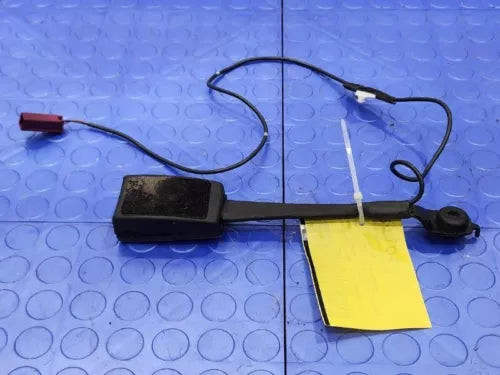 2012 Ford Focus Front Left Driver Seat Belt Buckle Assembly Black OEM used OEM seat belt assembly
