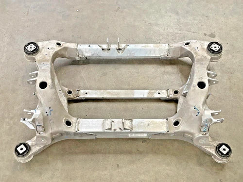 2012-2021 TESLA MODEL S & X Used OEM Rear Subframe Crossmember used OEM rear subframe and crossmember
