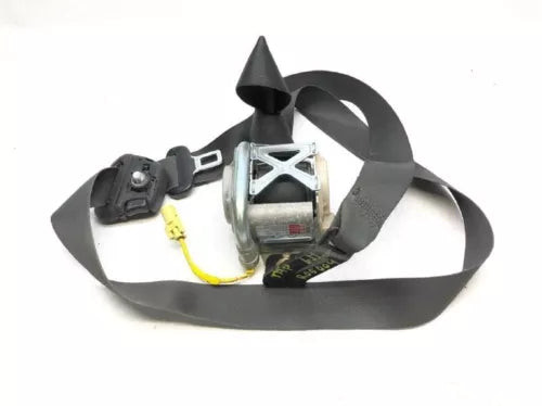 2007-2010 Jeep Wrangler 2DR Front Driver Seat Belt Retractor Assy Black OEM used OEM seat belt assembly