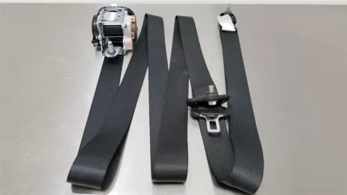 2016-2018 Nissan Titan XD Front Driver Seat Belt Retractor Assembly Black Oem used OEM seat belt assembly