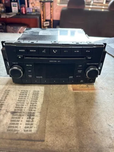 2009-2011 Dodge Ram 1500 Radio Receiver AM-FM CD ID RES With Satellite Opt Oem used OEM radio receiver
