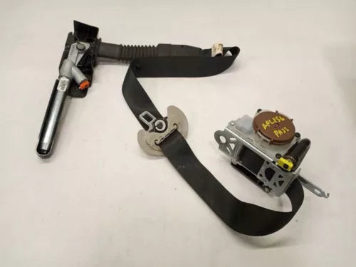 2015-2019 Nissan Pathfinder Front Passenger Seat Belt Retractor Assembly Black used OEM seat belt assembly