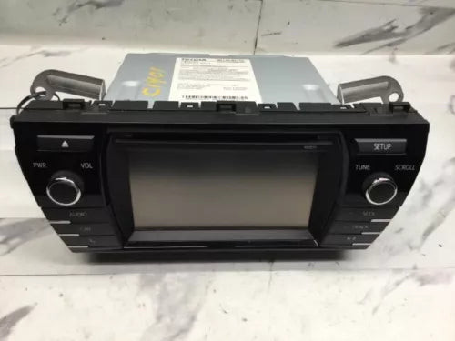 2015-2016 Toyota Corolla OEM Radio Display Receiver AM FM CD 100571 Oem used OEM infotainment display