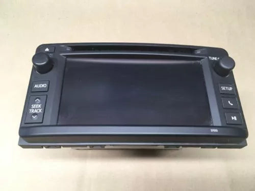 2013 Toyota Highlander Radio Receiver CD Player W/Nav Display ID 57055 OEM used OEM radio receiver