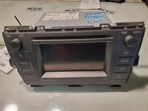 2012 2015 Toyota Prius Radio Receiver Display Screen (AM-FM-CD) ID:57032 Oem used OEM infotainment display