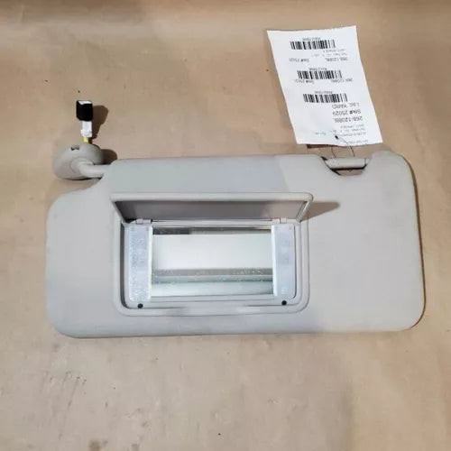 2016-2022 Honda HRV Driver Left Side Sun Visor Sunvisor Illumiated Gray used OEM sun visor