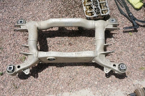 OEM BMW E60 Rear Subframe Differential Carrier Crossmember 06-10 528i 535i 535xi used OEM differential and carrier assembly