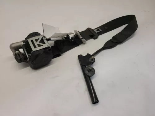 2013-2016 Ford Fusion S SE Left Driver Seat Belt Retractor Assembly Black OEM used OEM seat belt assembly