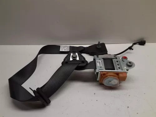 2010-2014 Ford Mustang Coupe Front Passenger Seat Belt Retractor Assembly Black used OEM seat belt assembly