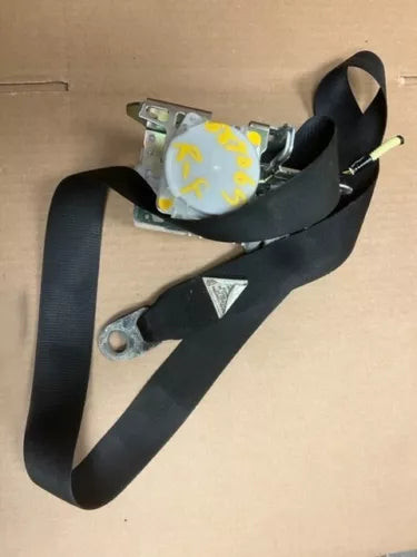 2016-2017 Toyota Camry Front Right Passenger Seat Belt Retractor Assembly Black used OEM seat belt assembly