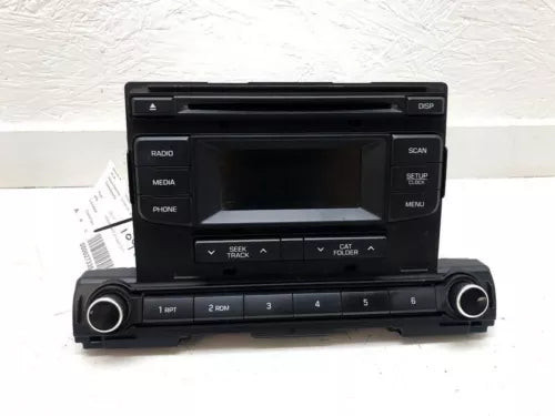 2017-2018 Hyundai Elantra Sedan DIspay Radio Receiver w/o Navigation EM used OEM radio receiver
