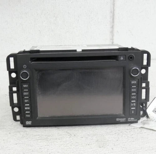 2013-2014 Chevrolet Chevy Tahoe AM FM CD DVD Radio Receiver ID 22997866 OEM used OEM radio receiver