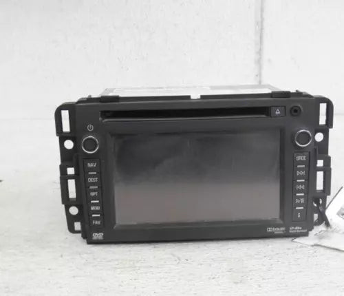 2013-2014 Chevy Tahoe Radio AM/FM/CD DVD Player Receiver Opt UYS OEM used OEM radio or infotainment unit