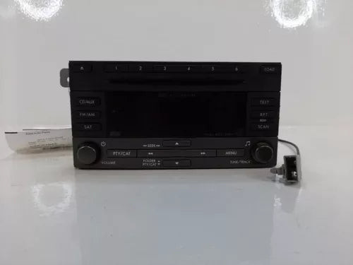 2009 - 2013 Subaru Forester AM FM 6 CD MP3 Player Radio Receiver OEM used OEM radio or infotainment unit