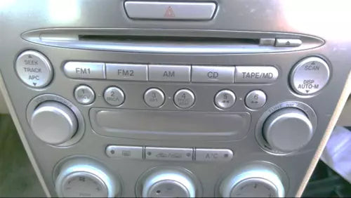2003-2004 Mazda 6 AM FM CD Radio Receiver w/o Bose System OEM 03 04 used OEM radio or infotainment unit