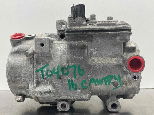 2012 - 2017 Toyota Camry A/C AC Compressor 2.5L 4 Cylinder OEM used OEM A/C compressor