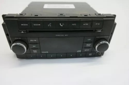 2009-2010 Dodge Caliber AM FM CD MP3 Satellite Radio Receiver ID RES OEM used OEM radio or infotainment unit