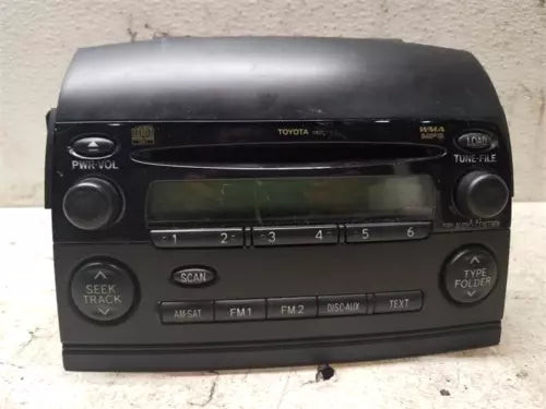 2008 2009 2010 Toyota Sienna CD Radio Receiver ID P11827 OEM used OEM radio or infotainment unit