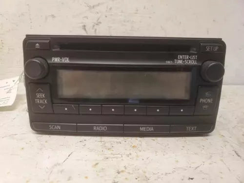 2012 - 2013 Toyota Corolla Radio Display and Receiver ID 518C5 OEM used OEM radio or infotainment unit