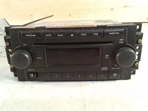 2004 - 2007 Dodge Durango AM-FM CD Player Radio Receiver ID REF OEM used OEM radio or infotainment unit