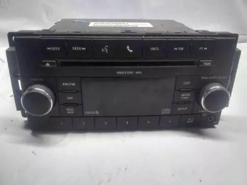 2009-2011 Dodge Ram 1500 2500 AM-FM CD Player Radio Receiver ID RES W/Satellite used OEM radio or infotainment unit