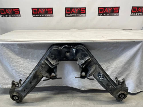 2005 Pontiac GTO Bare Rear Cradle K Member Sub Frame OEM used OEM rear subframe and crossmember