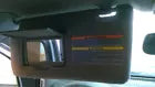2013-2021 Nissan Frontier, Xterra Driver Side Sun Visor Gray Color OEM Used used OEM sun visor